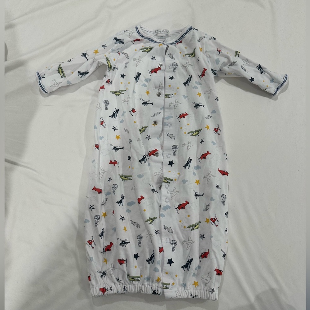 Kissy Kissy Aviators Convertible Gown Baby Pajamas